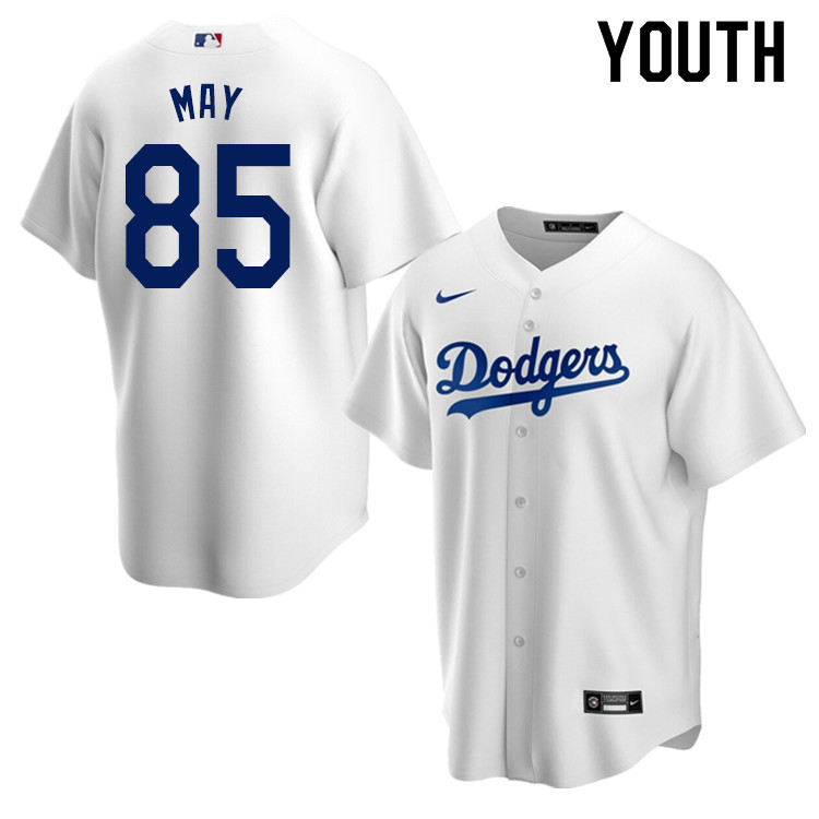 Nike Youth #85 Dustin May Los Angeles Dodgers Baseball Jerseys Sale-White